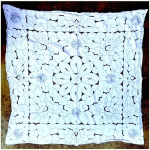 Vintage Art Nouveau fine cotton Table Cloth 45x45